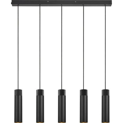 Nordlux Tilo 5-spot pendel, sort