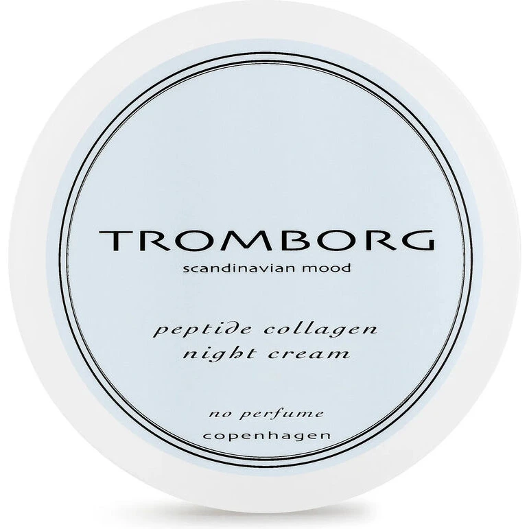 Tromborg Peptide Collagen Night Cream 50 ml — parfumefri natcreme