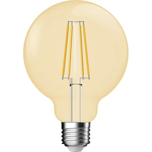 Nordlux Deco G95 E27 7,2W 2500K dæmpbar gylden pære