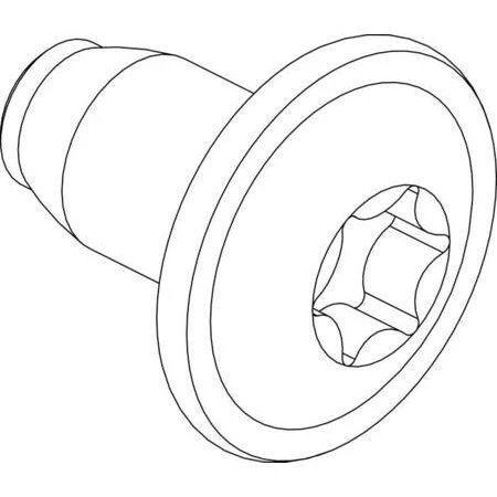 Torx Flange Skrue, 500 Stk.