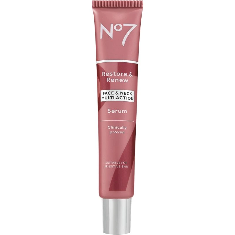 No7 Restore & Renew Multi-Action Serum 30 ml (Ansigt & Hals)