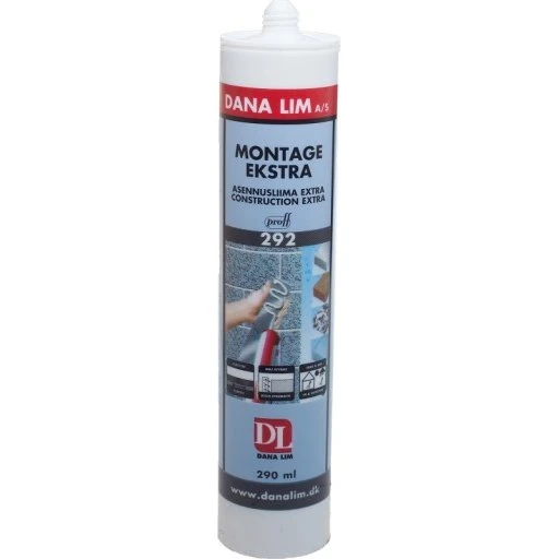 Dana Lim 292 Grå Montage Lim 290 ml