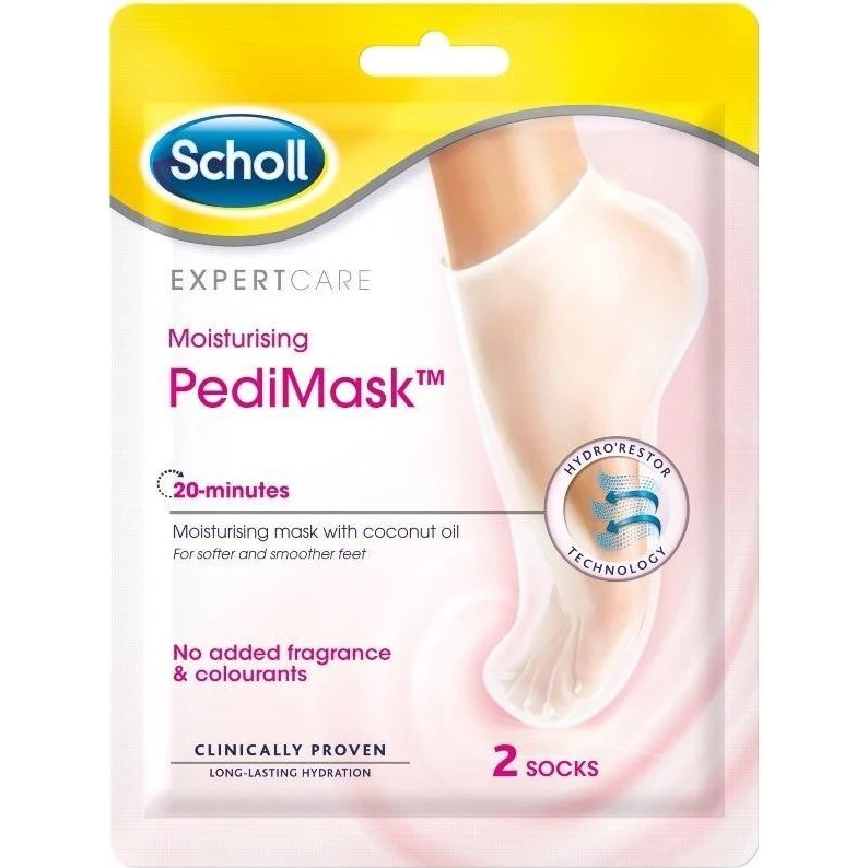 Scholl Moisturising PediMask - Kokosolie, 1 par