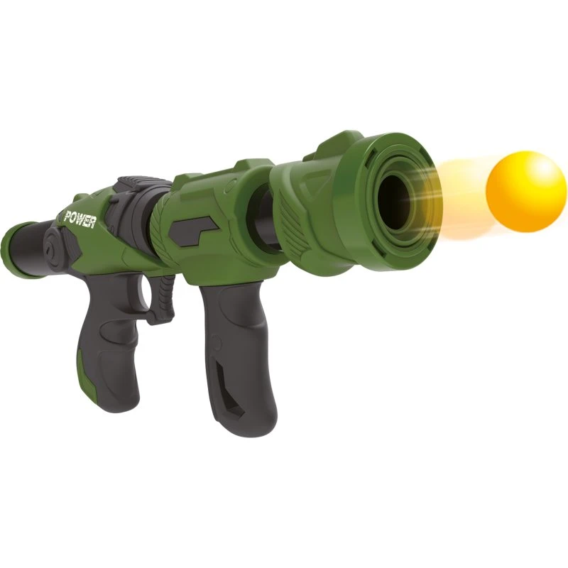 Air Shooter Pumpegevær - 12 Skumkugler - Gul