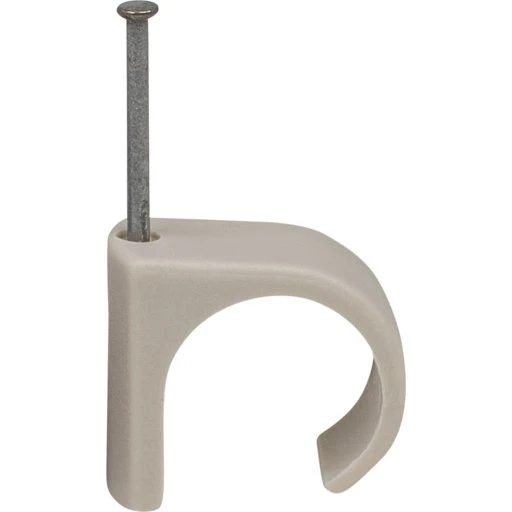 Tillex 50 stk kabelclips rund 22-26/45 mm grå