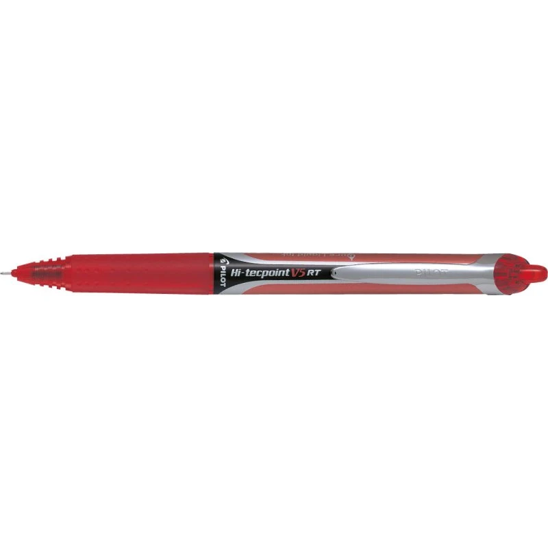 Pilot Hi-Tecpoint V5 0,5 mm rød, genopfyldelig kuglepen
