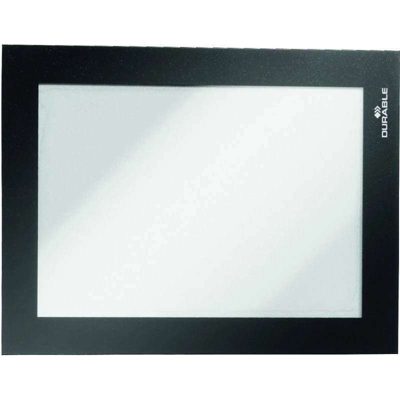 Durable Duraframe® A6 Sort Selvklæbende Magnetlomme