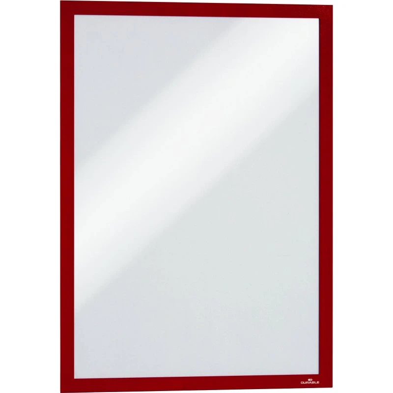 Durable Duraframe® A3 Rød Selvklæbende Informationsramme