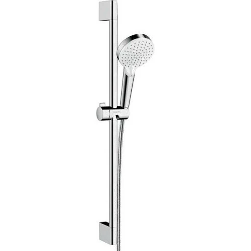 Hansgrohe Crometta Vario EcoSmart Brusesæt, 65 cm, krom/hvid