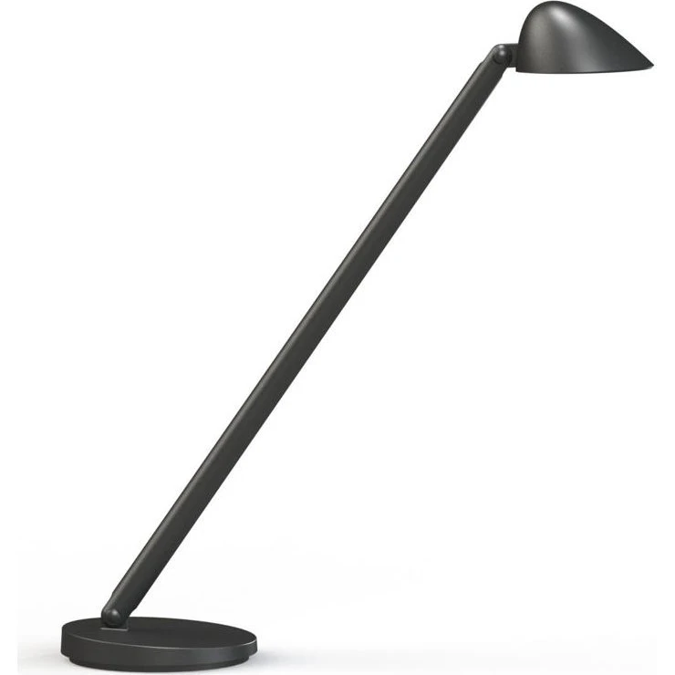 Unilux Jack LED-bordlampe, sort med USB-port