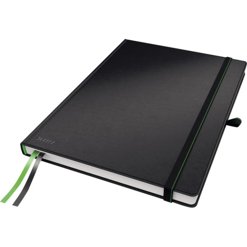 Leitz Complete Notesbog A4 Kvadreret 96g 80 Ark Sort