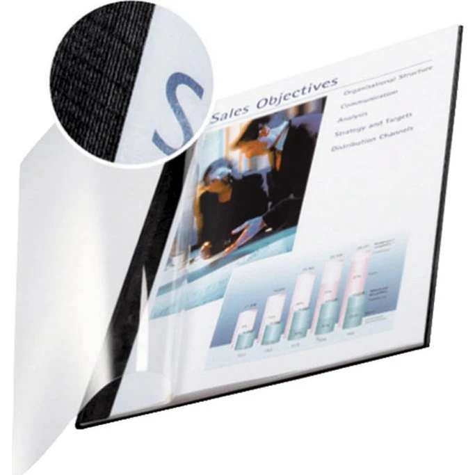 Leitz Skinneomslag 7,0 mm Sort 10 stk