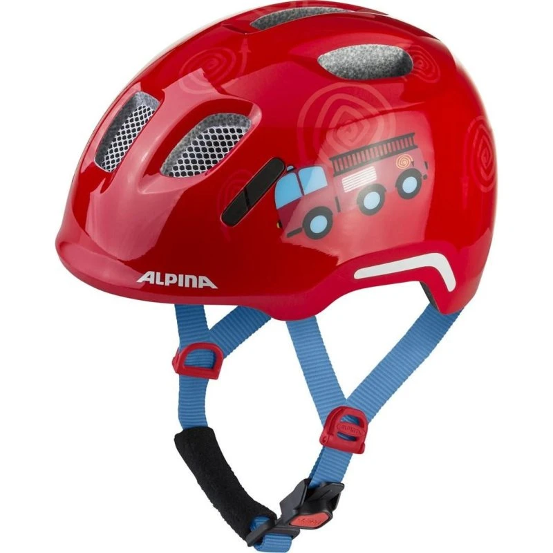 Alpina Ximo 2 Cykelhjelm til Børn, Fire Fighter Gloss, 49-54cm