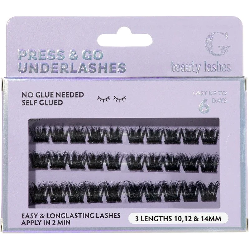 G Beauty Lashes Press & Go Underlashes - Glam