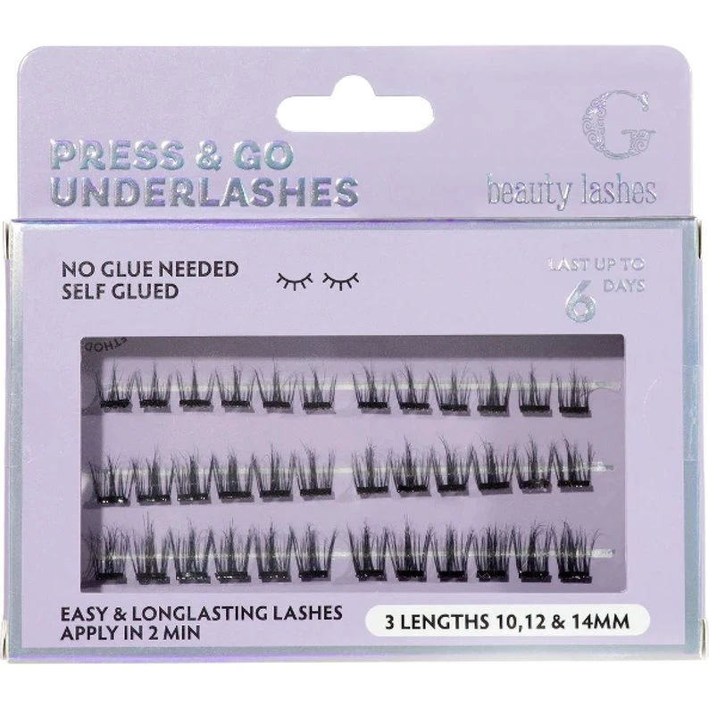 G Beauty Lashes Press & Go Underlashes - Crush