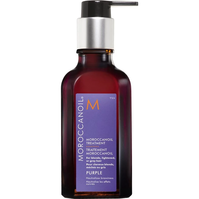 Moroccanoil Treatment Purple 50 ml – Nærende Hårolie til Blondt & Gråt Hår