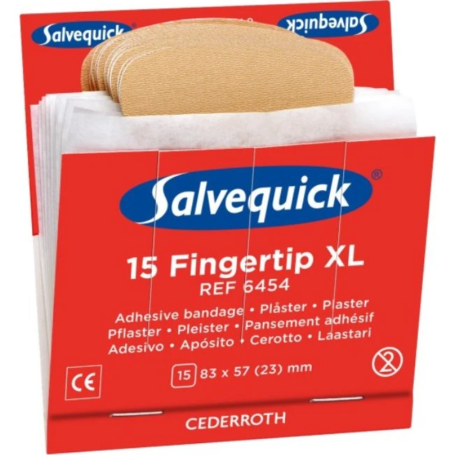 Salvequick Plaster Fingerspids XL 15 stk