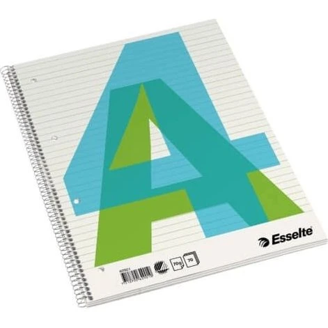Esselte Kollegieblok A4 Linieret 70 Ark