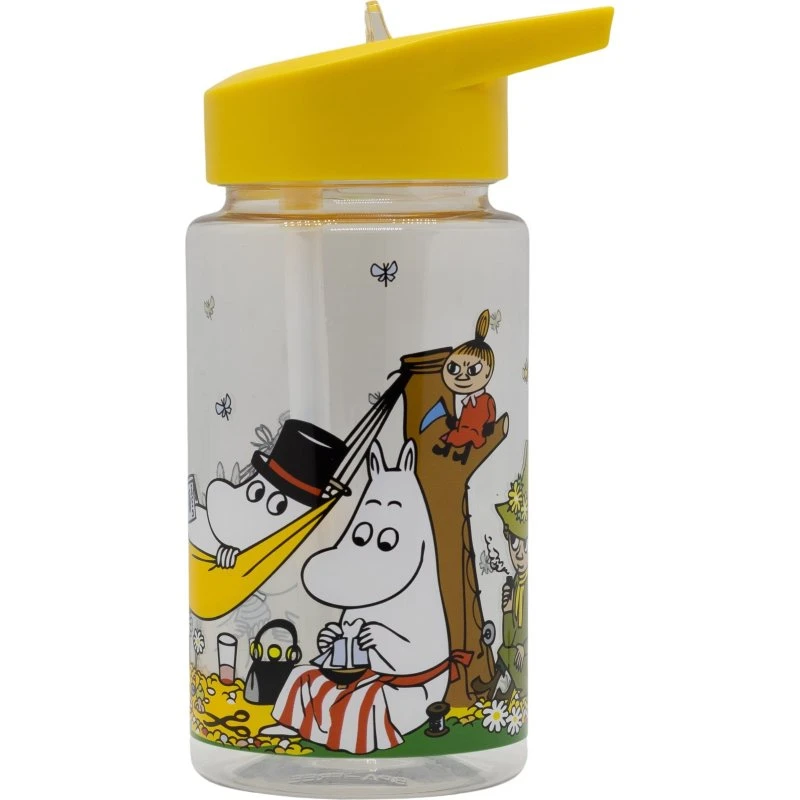 Muumi Picknick Vandflaske 0,4L, Gul