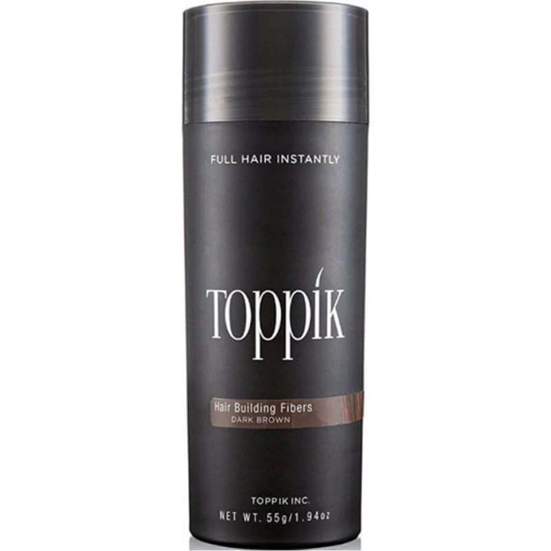 Toppik Hair Building Fibers Mørke Brun 55 g