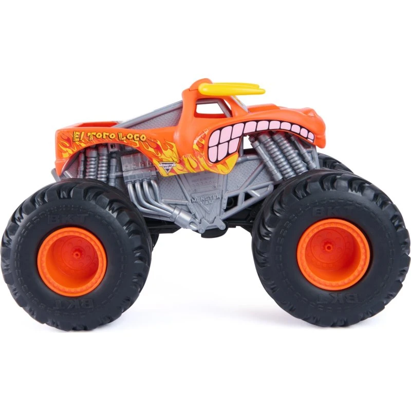 Monster Jam Rev 'N Roar El Toro Loco 1:18, orange og gul