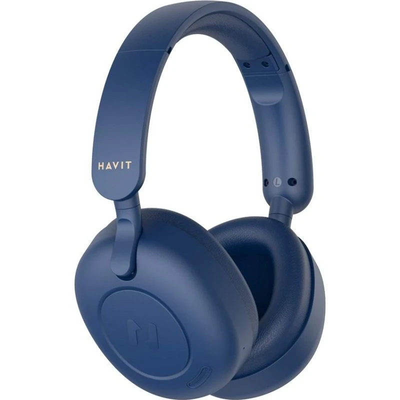 Havit H655BT Trådløse Hovedtelefoner, Blå, USB-C, 76 Timer