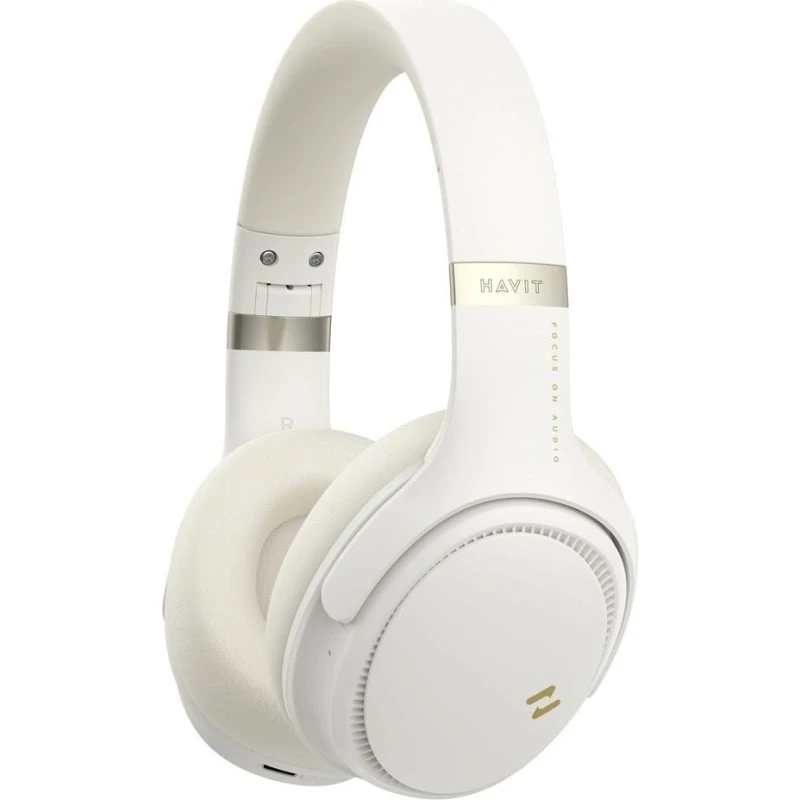 Havit H630BT Pro ANC Høretelefoner, Buttergul, USB-C