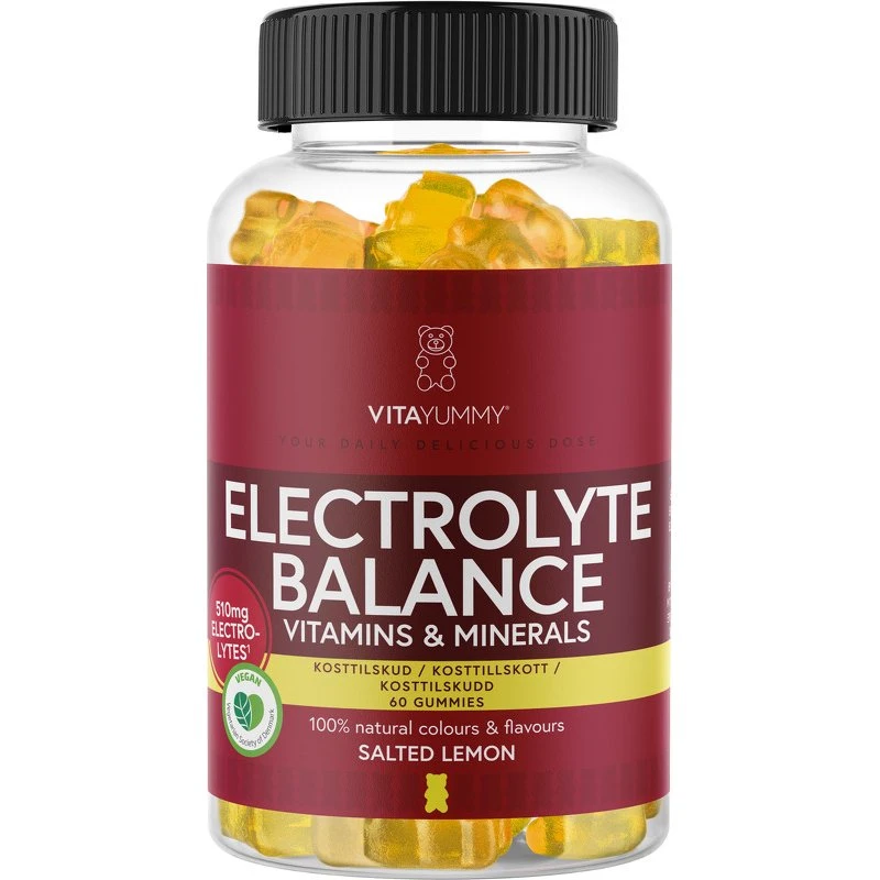 VitaYummy Electrolyte Balance Salted Lemon 60 stk.