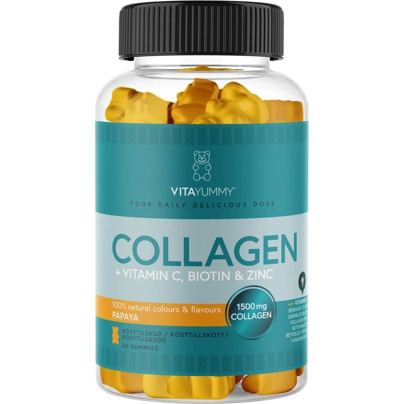VitaYummy Collagen Papaya 60 stk.