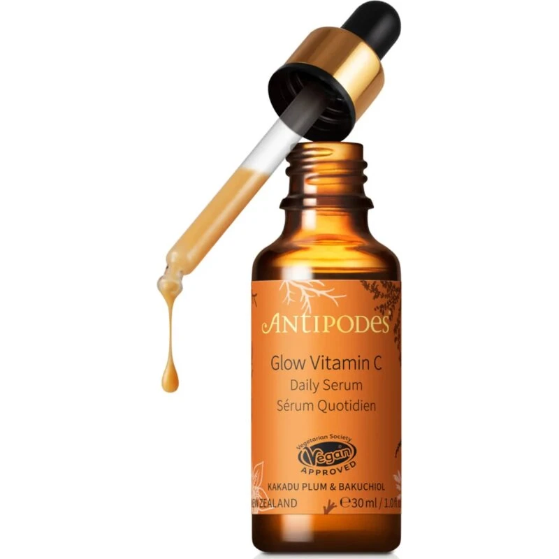 Antipodes Glow Ritual Vitamin C Serum med plante-hyaluron, 30 ml