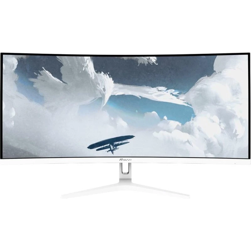 Arozzi Nova 34" Curved Gaming-skærm 3440×1440 165 Hz Hvid