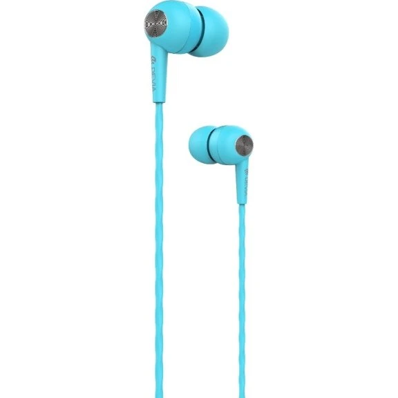 Devia Kintone In-ear hovedtelefoner 3,5mm blå