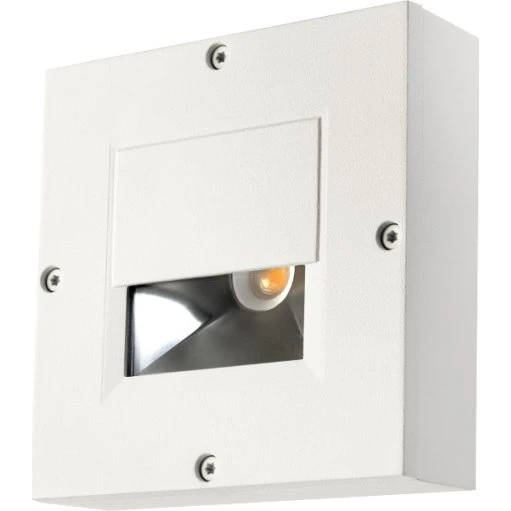 SG Callisto Square udendørs væglampe, 2700K, hvid