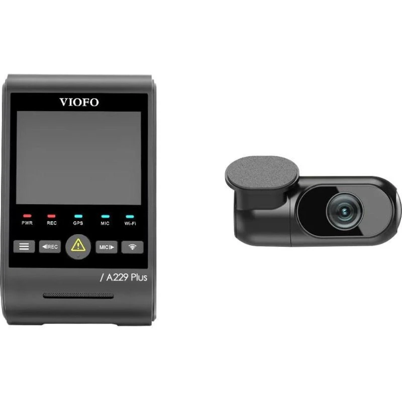 Viofo A229 Plus 2CH 2K+2K GPS Dashcam - Sort