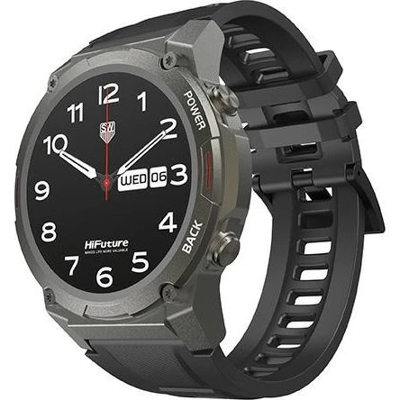 HiFuture FutureGo Mix2 Sort Smartwatch med 1,43" AMOLED-skærm