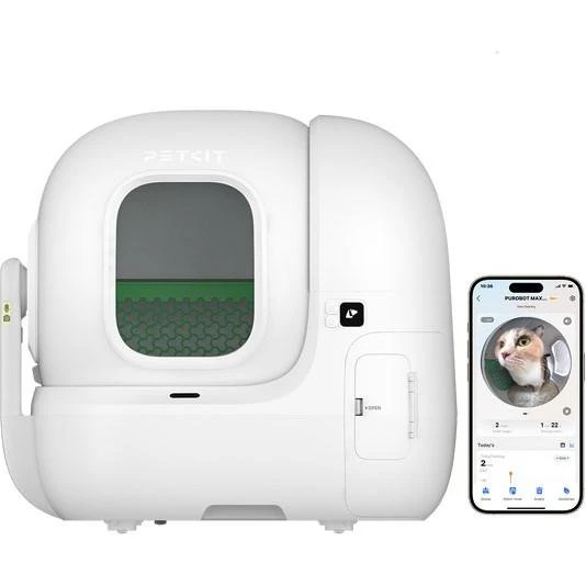 Petkit Purobot Max Pro Åben Kattebakke, Hvid
