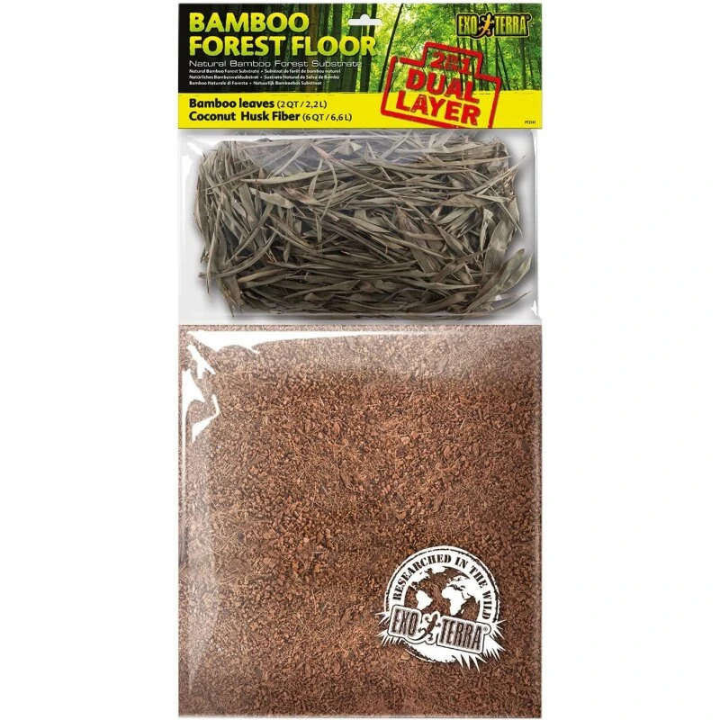 Exo Terra Bamboo Forest Floor substrat 8,8 L (kokos & bambus)