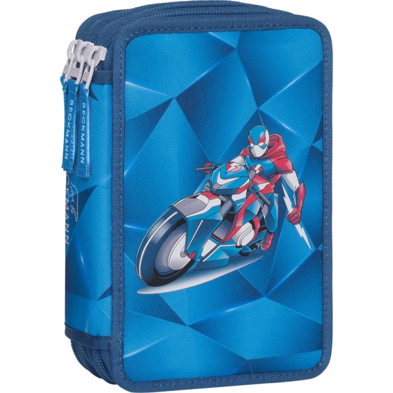 Beckmann Triple Blue Lightning - Penalhus med 27 dele