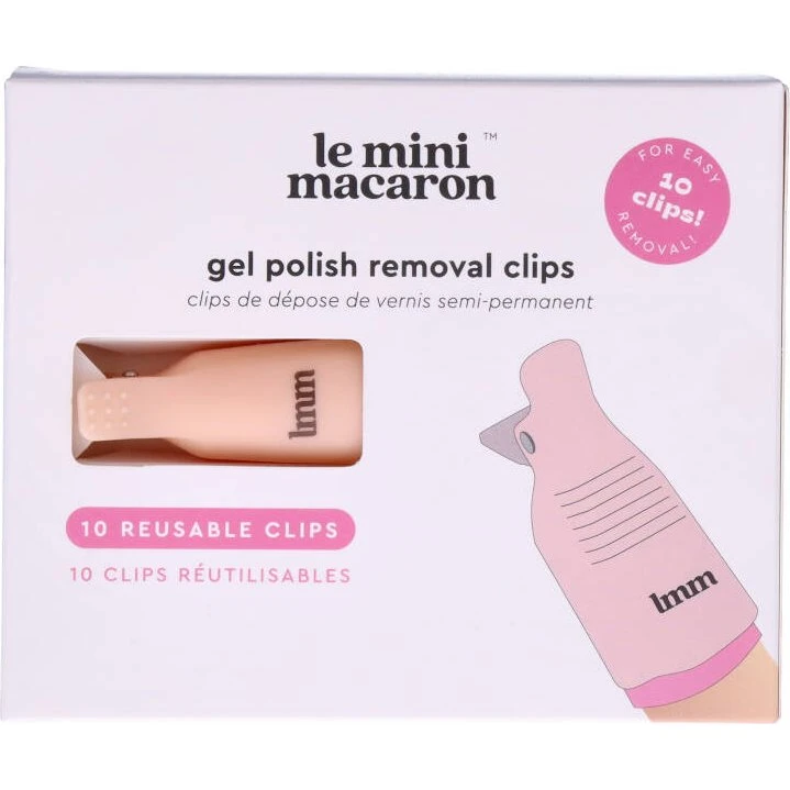 Le Mini Macaron Gel Removal Clips 10 stk.