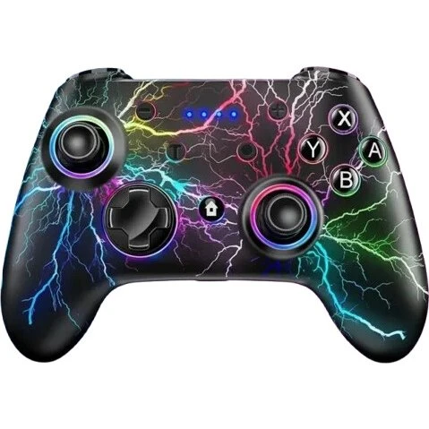 Deep Explorer Trådløs Controller - Thunder til Switch & Switch 2