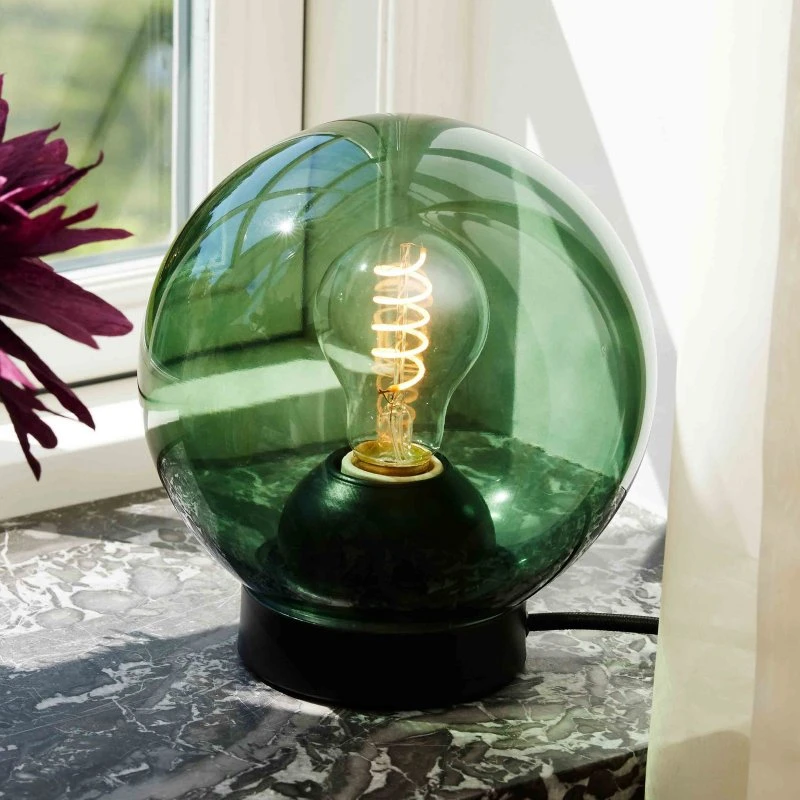 Halo Design Bubbles bordlampe, grøn, Ø18 cm, E27