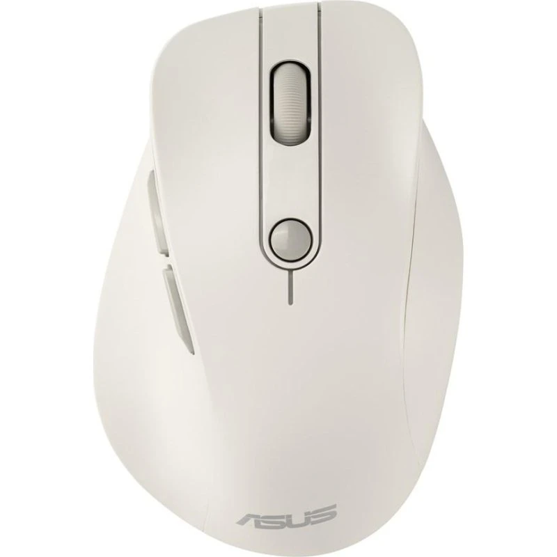 ASUS MD105 MK Trådløs Mus Hvid, 2.400 DPI, RF & Bluetooth