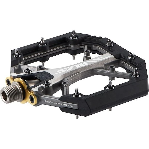 Shimano Saint G8040 Platform Pedaler - Bred, Skridsikker & Holdbar