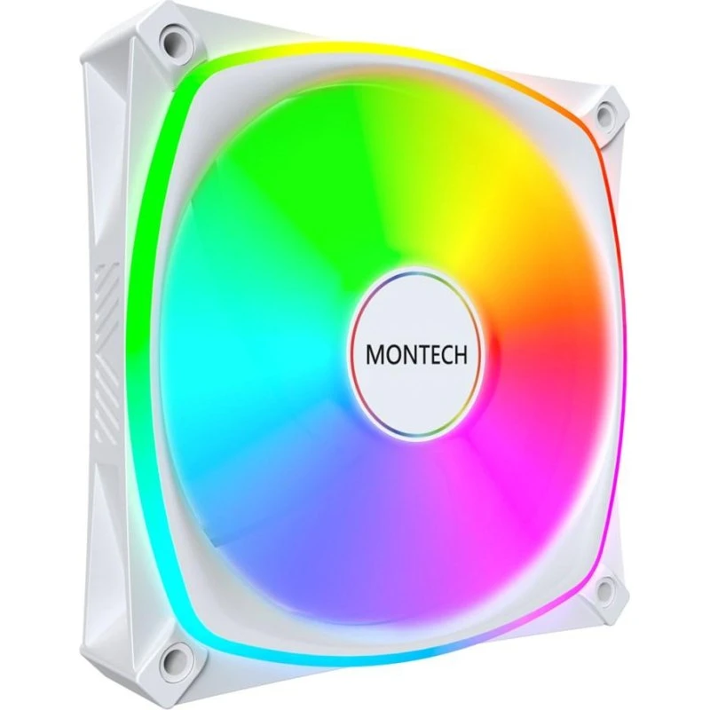 Montech AX120 Pro 120 mm Hvid 3-pak Kabinetventilator