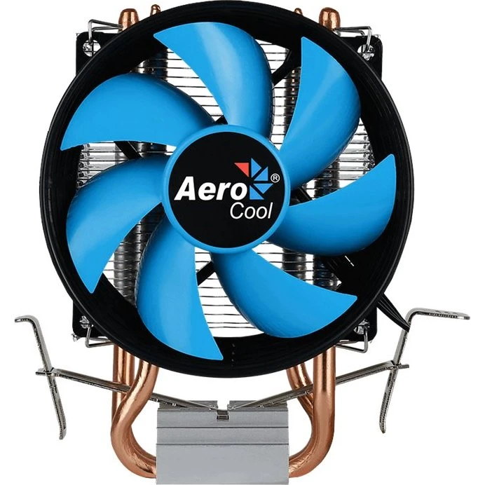 AeroCool Verkho 2 90 mm CPU-køler sort/blå/sølv