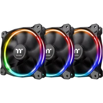 Thermaltake Riing 12 RGB 120 mm 3-pack Sort