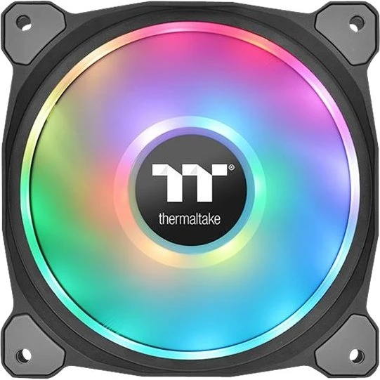 Thermaltake Riing Duo 12 RGB 3-pack 120 mm Sort