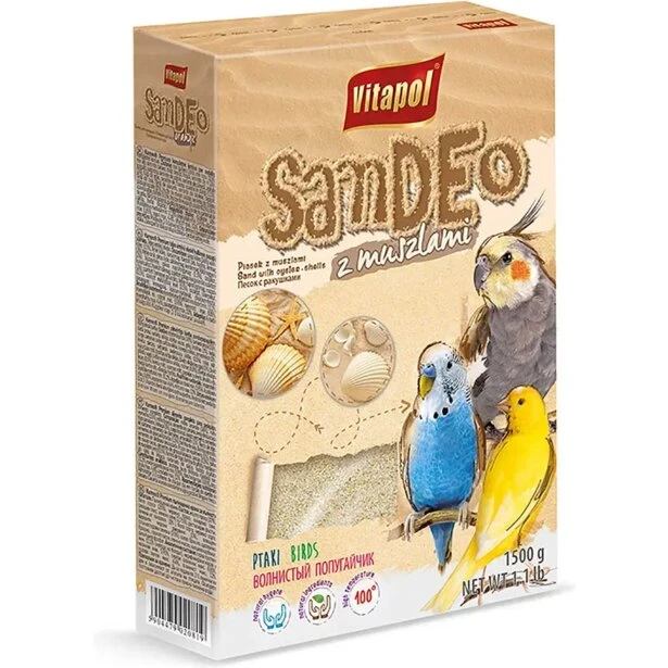 Vitapol Fuglesand med skaller, 1,5 kg