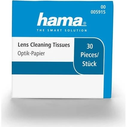 HAMA Linse rengøringsservietter 5 x 30 stk
