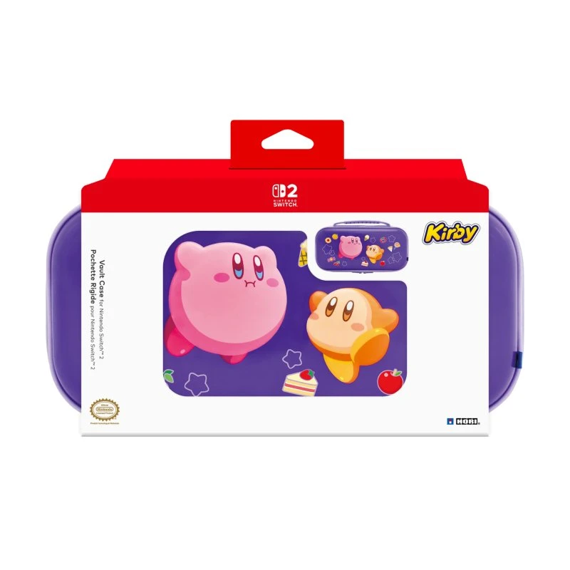 HORI Vault Case Nintendo Switch 2 (Kirby & Waddle Dee) Lilla